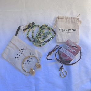NWT 3 Bracelets - Madewell, J Crew, Pura Vida